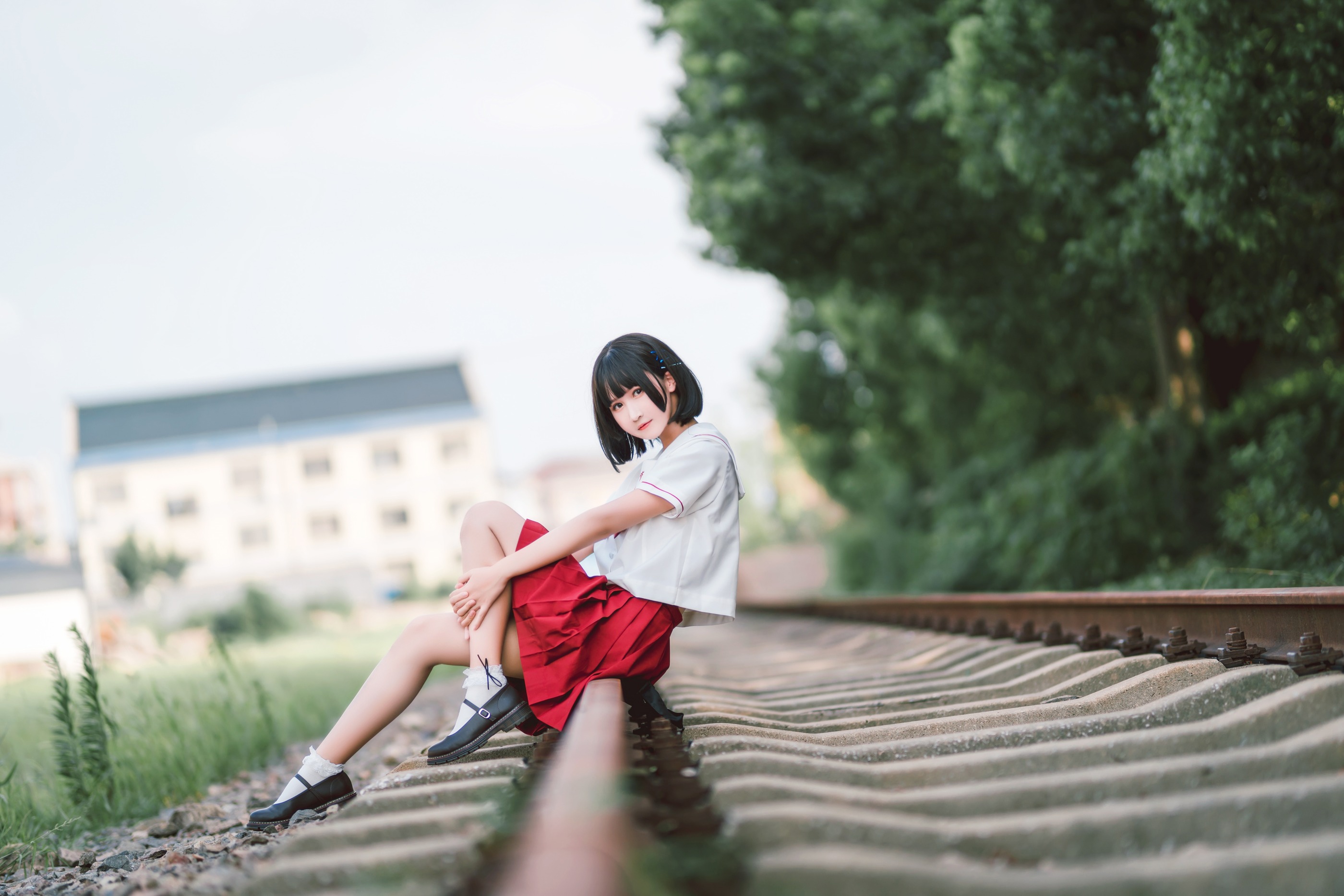 图片[1]-三度_69 – NO.016 JK红裙[11P]-XikXak